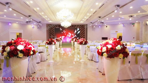 Màn hình Led nhà hàng tiệc cưới Queen Palace- Đà Nẵng 